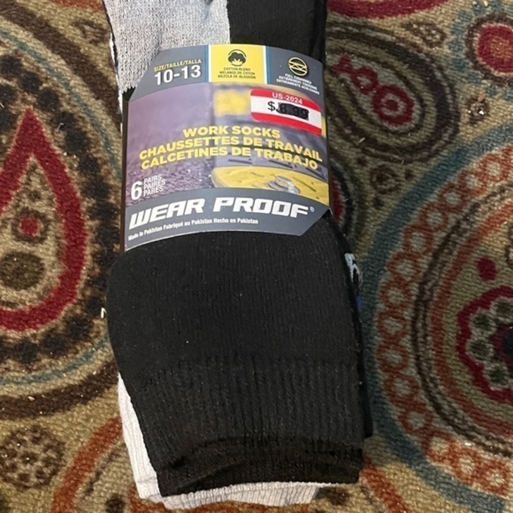 12 pair Work Socks  Bundle